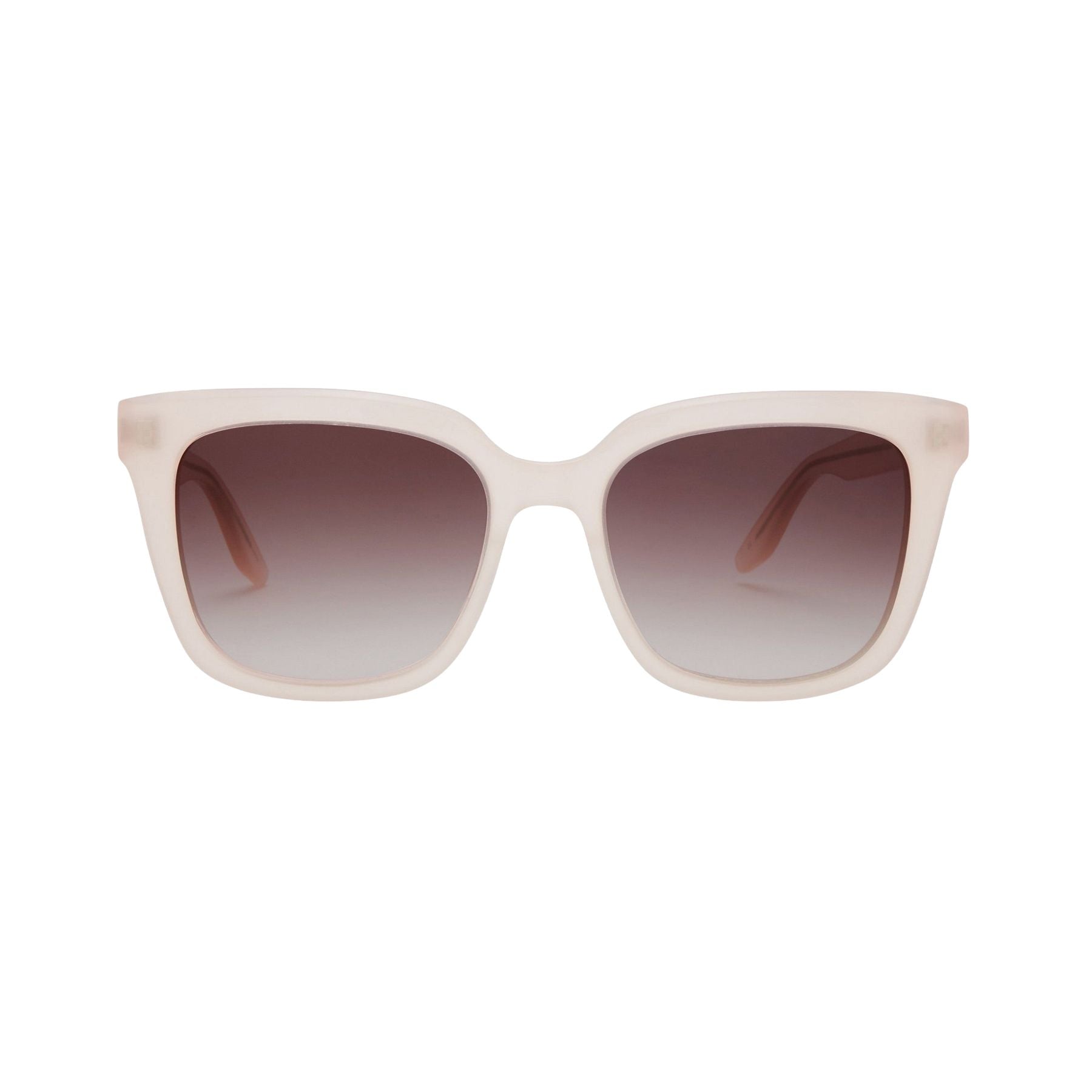 Lunettes de soleil Bolsha - Shiny Pink & Gradient Or Mirror Violet