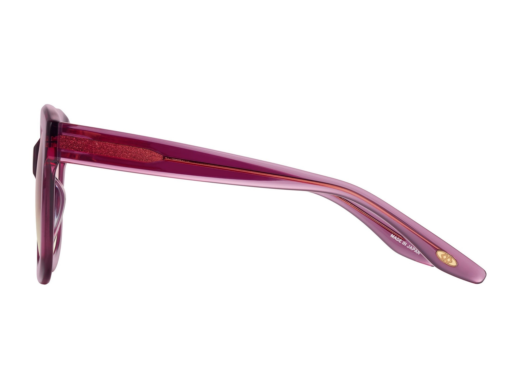 Sunglasses Quannah - Shiny Pink & Gradient Bordeaux
