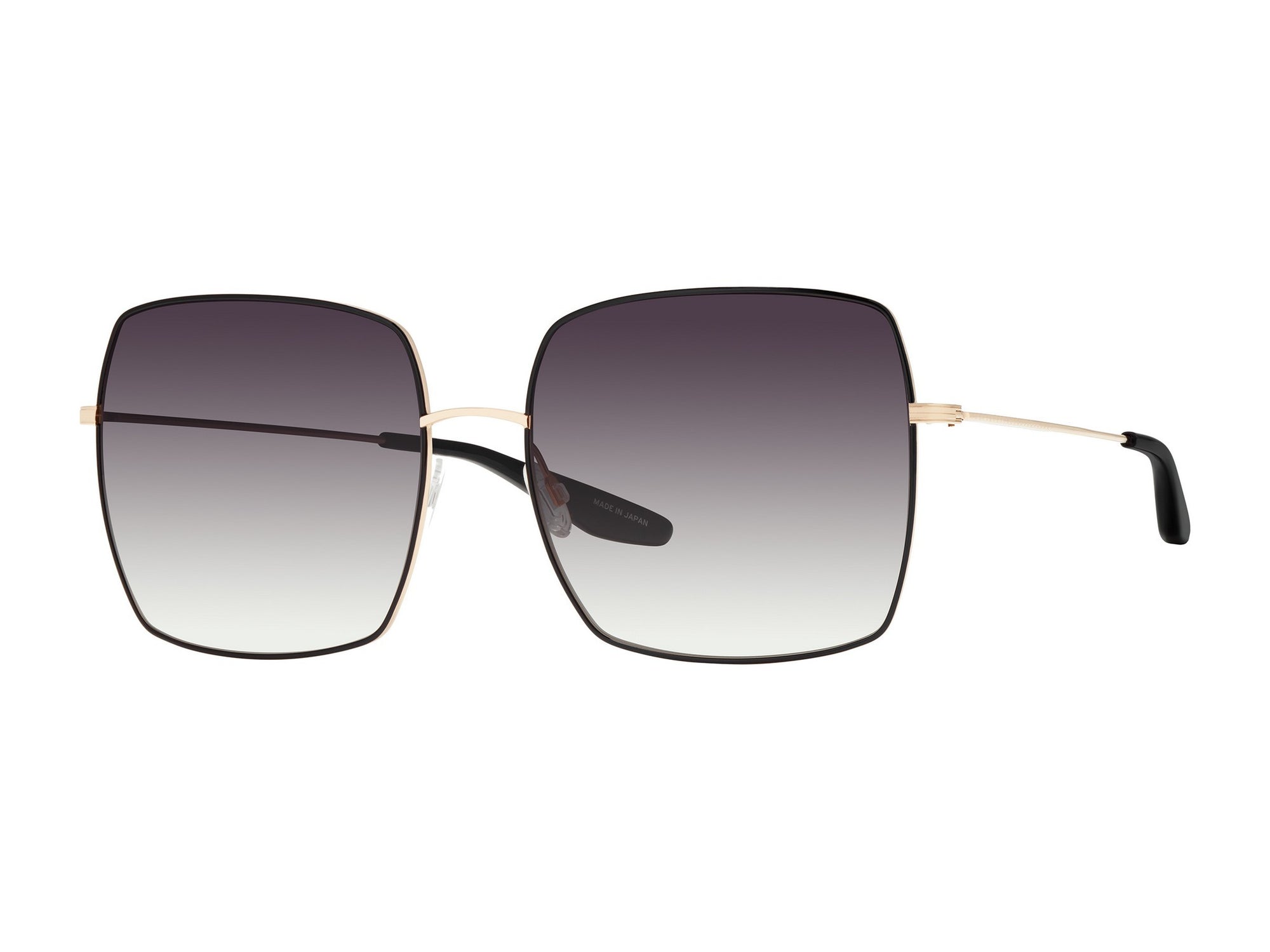 Sunglasses Folasade - Shiny Black  & Gradient Smoke