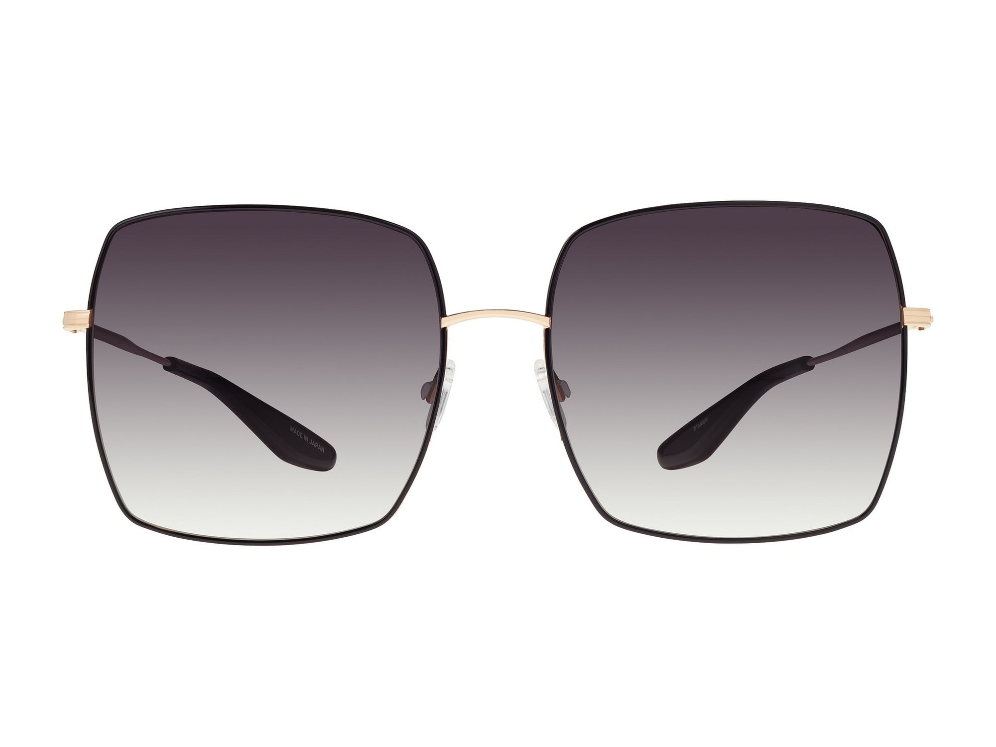 Sunglasses Folasade - Shiny Black  & Gradient Smoke