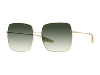 Sunglasses Folasade - Shiny Endura Gold & Gradient Green