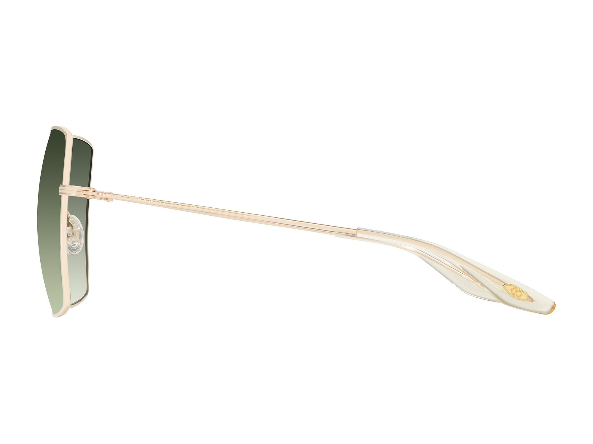 Sunglasses Folasade - Shiny Endura Gold & Gradient Green
