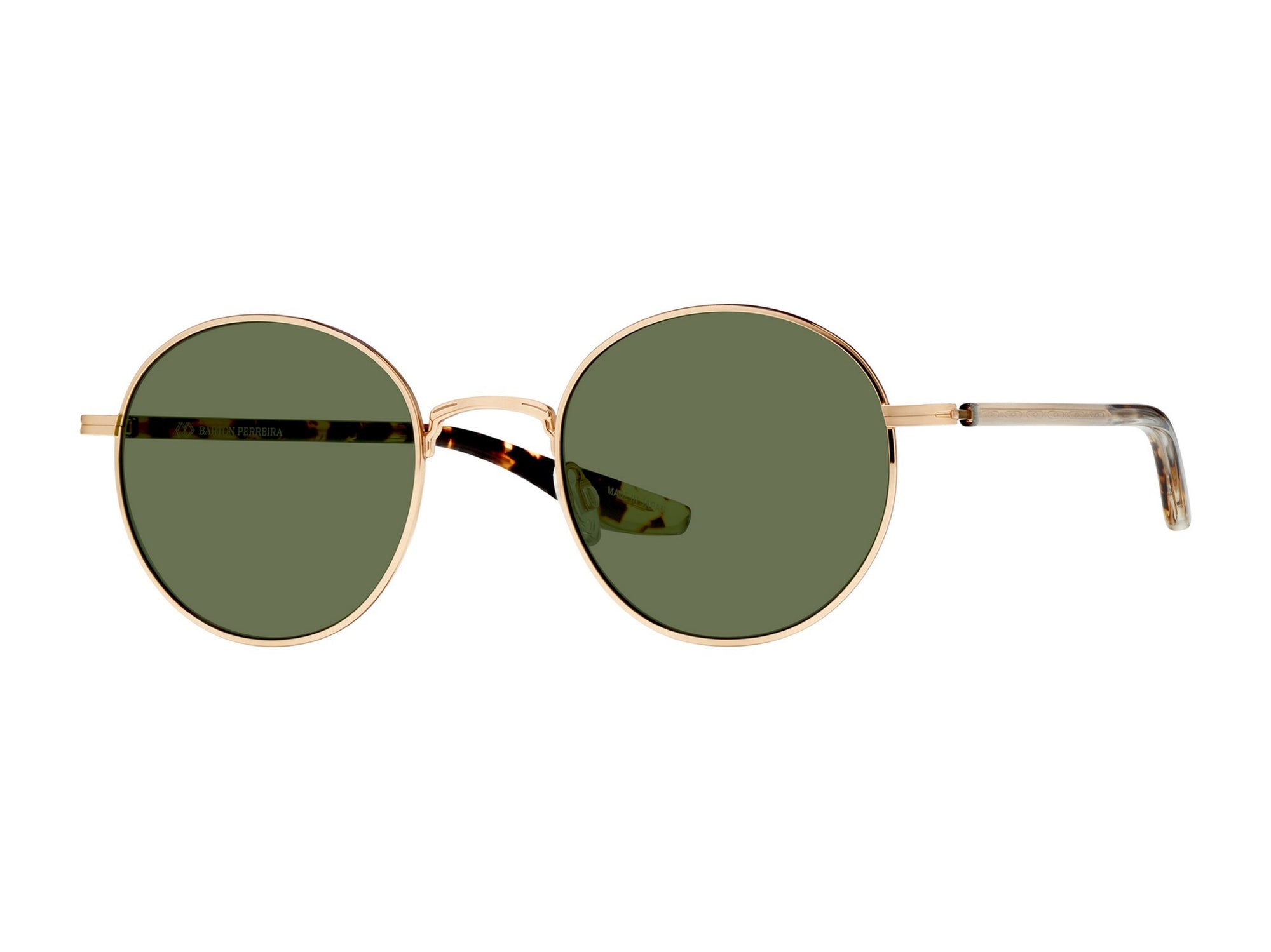 Sunglasses Caster - Shiny Endura Gold & Green
