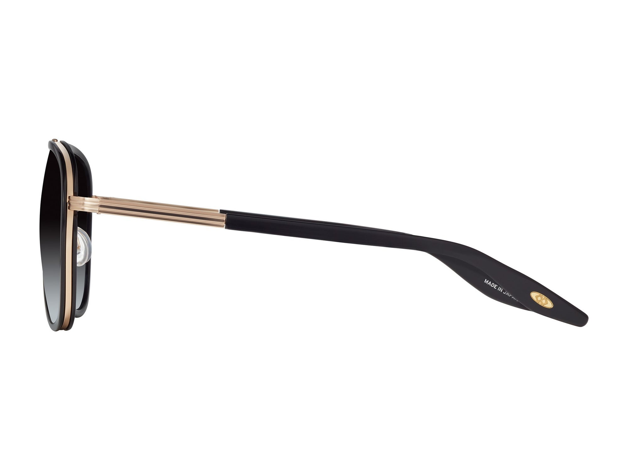 Sunglasses Cani - Shiny Black  & Gradient Blue