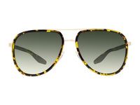 Sunglasses Cani - Dark Havana & Gradient Green