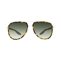 Lunettes de soleil Cani - Dark Havana & Gradient Green