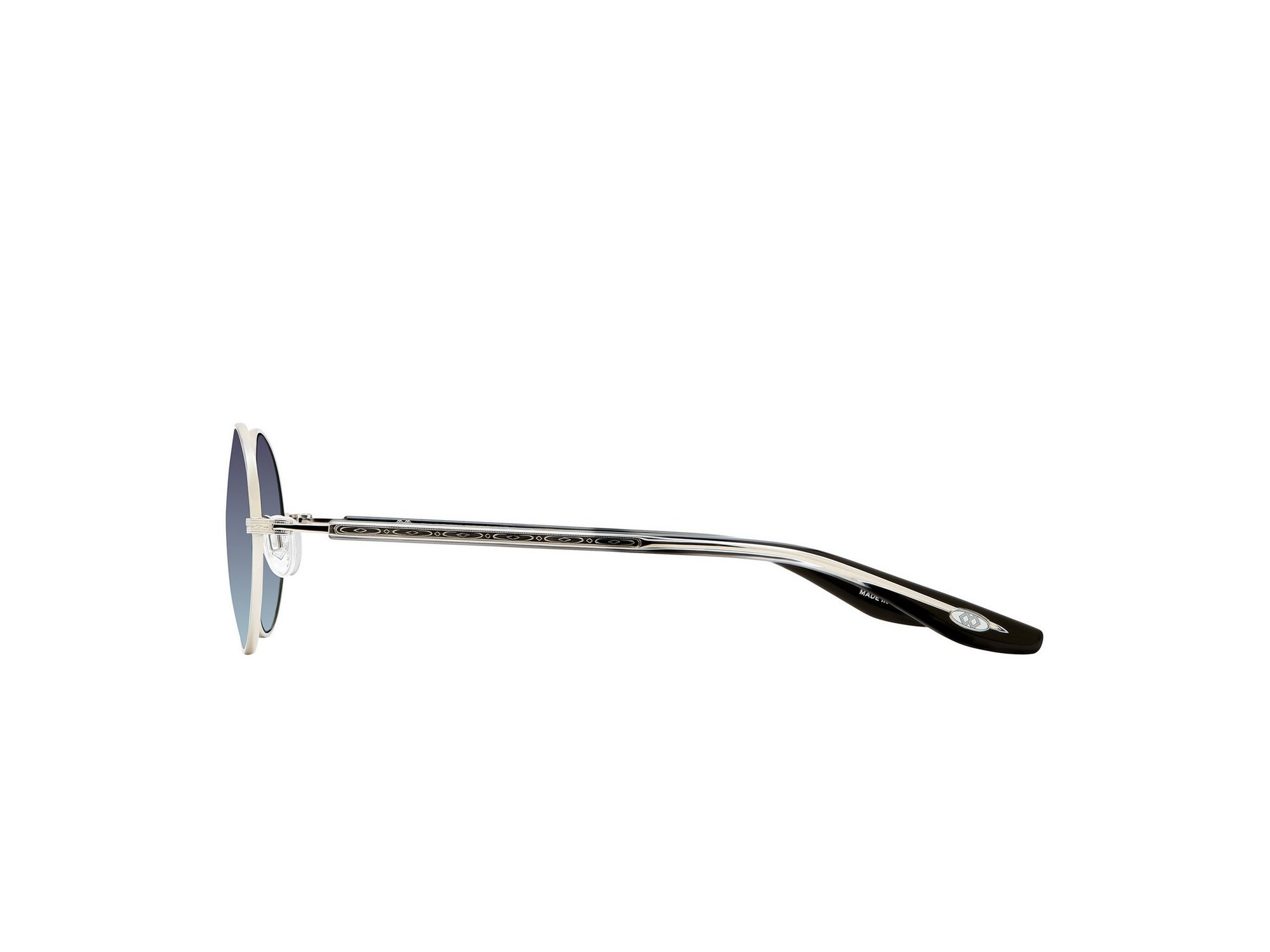 Sunglasses Anamcara - Shiny Rhodium & Gradient Blue