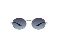 Sunglasses Anamcara - Shiny Rhodium & Gradient Blue
