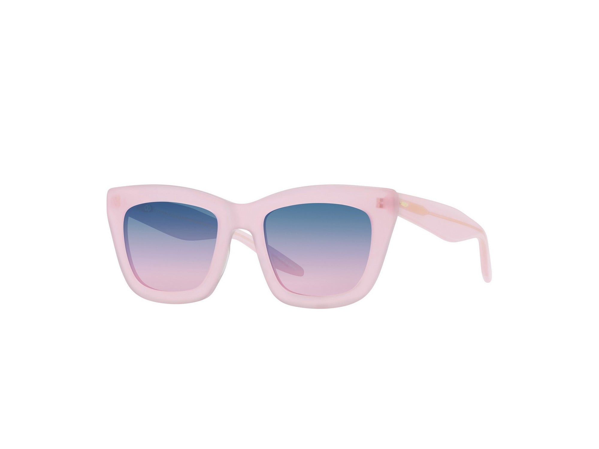 Sunglasses Kateri - Shiny Violet & Gradient Or Mirror Violet