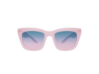 Sunglasses Kateri - Shiny Violet & Gradient Or Mirror Violet