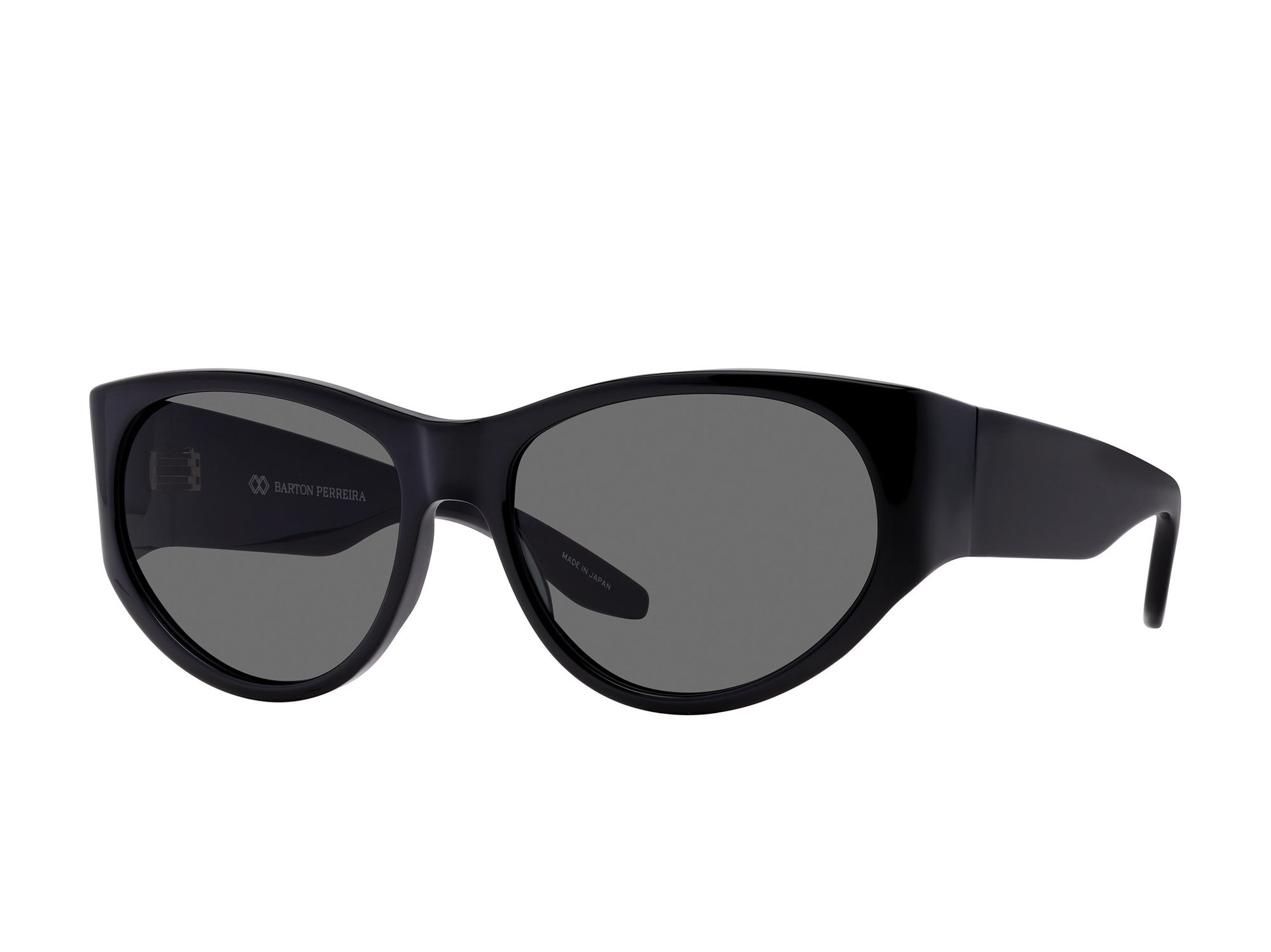 Sunglasses Cruz - Shiny Black  & Smoke