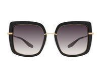 Sunglasses Margret - Shiny Black  & Gradient Smoke