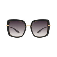 Lunettes de soleil Margret - Shiny Black & Gradient Smoke