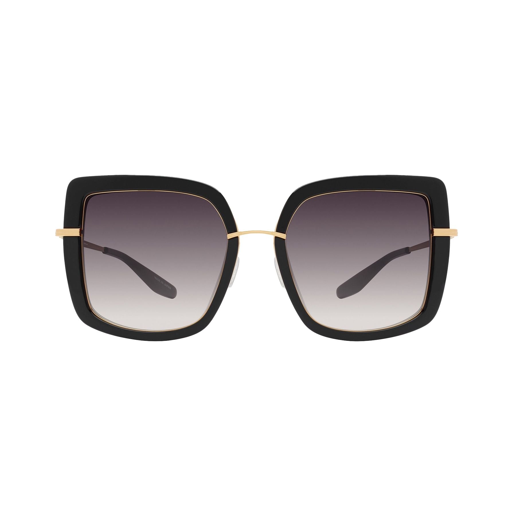 Lunettes de soleil Margret - Shiny Black & Gradient Smoke