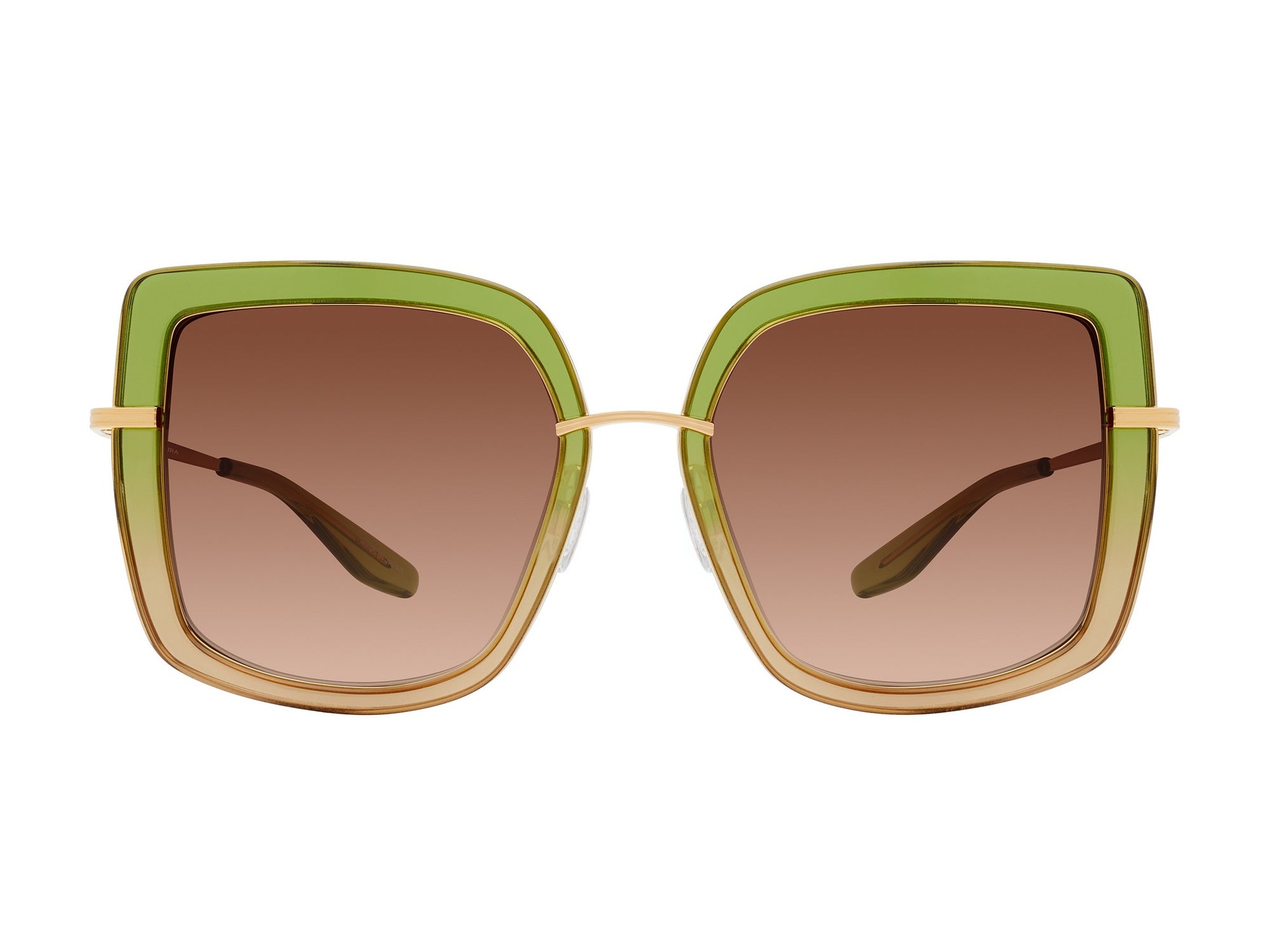 Sunglasses Margret - Light Green/Other & Gradient Brown
