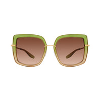 Lunettes de soleil Margret - Light Green & Gradient Brown