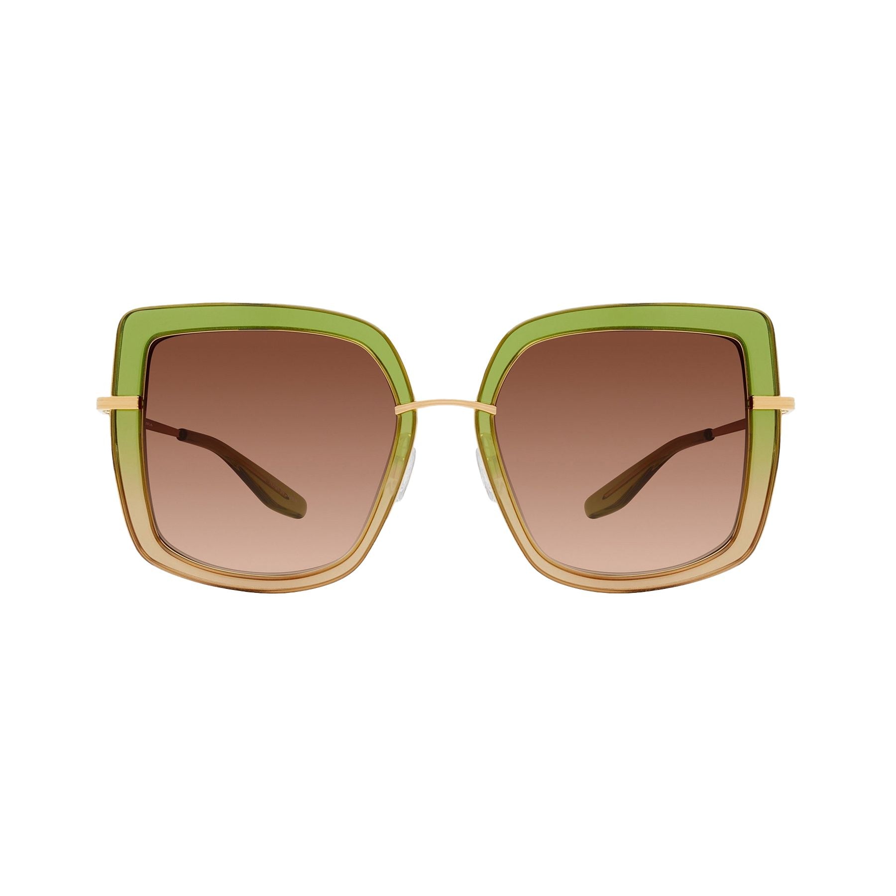 Lunettes de soleil Margret - Light Green & Gradient Brown