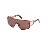Rose Gold Brown Swirl Side Lens w /PB pattern LE MASQUE Lunettes de soleil