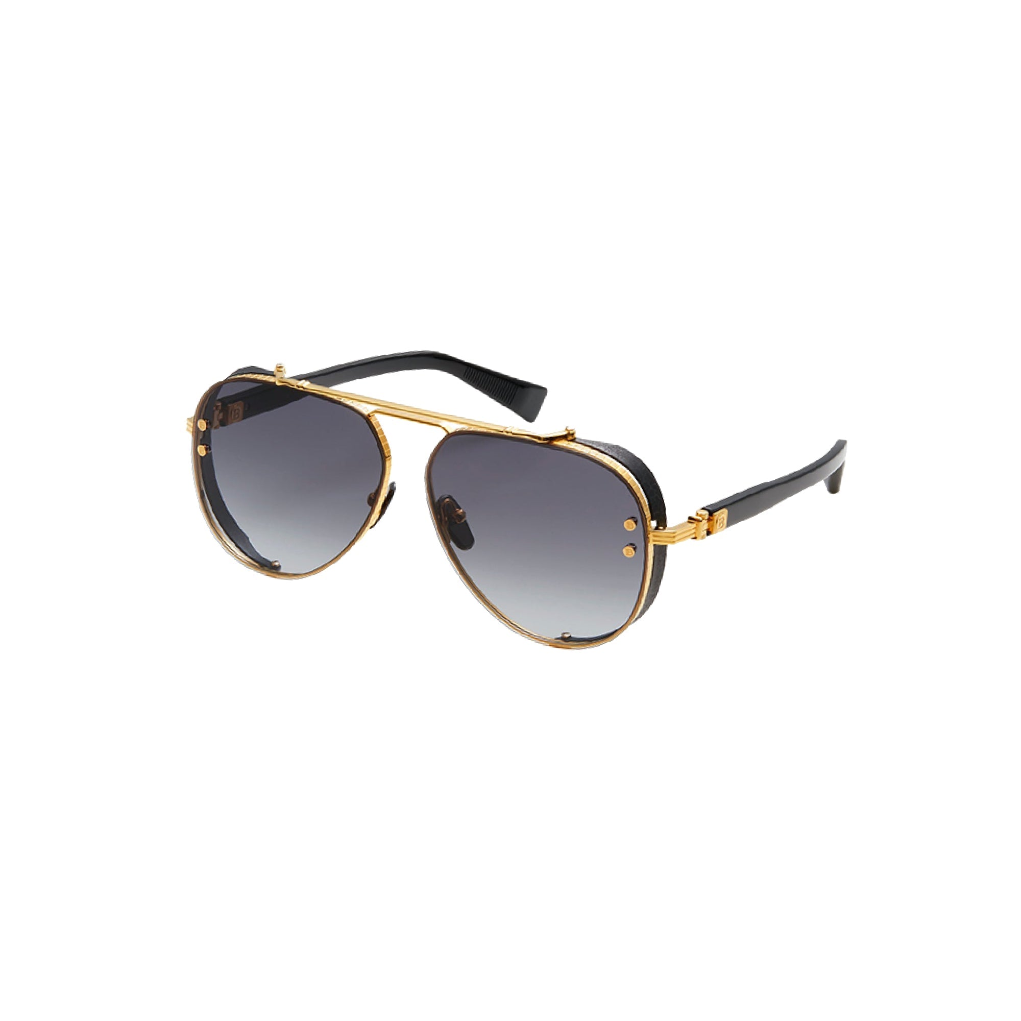 Lunettes de soleil mixtes Capitaine - Gold & Black