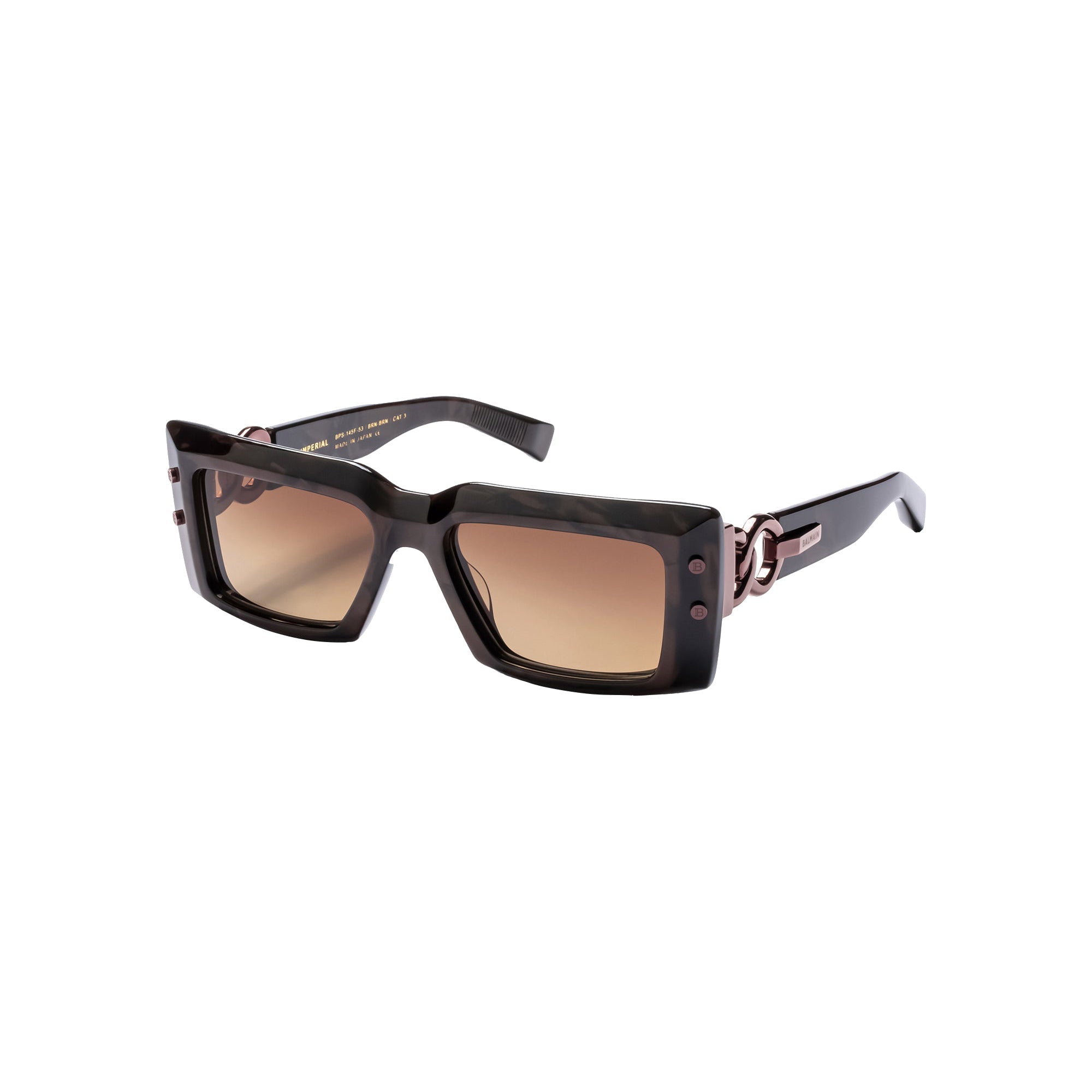 Leather Brown Brown IMPERIAL Lunettes de soleil