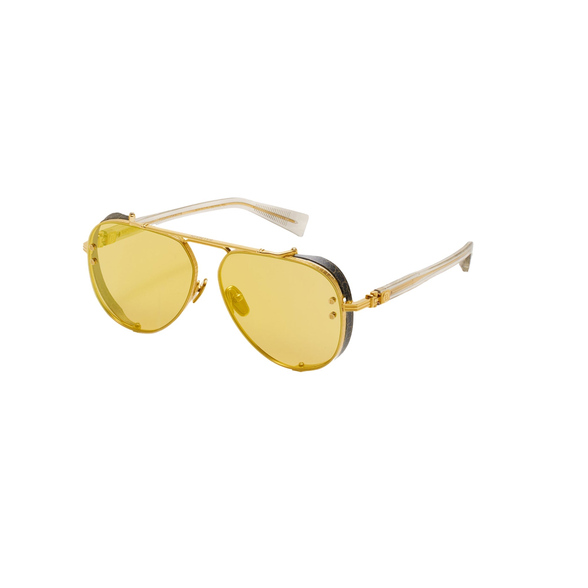 Gold Matte Gold Bone CAPITAINE Lunettes de soleil