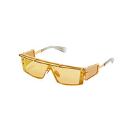 Gold Grey Crystal with Gold Flakes Side Lens w /PB pattern WONDER BOY III Lunettes de soleil