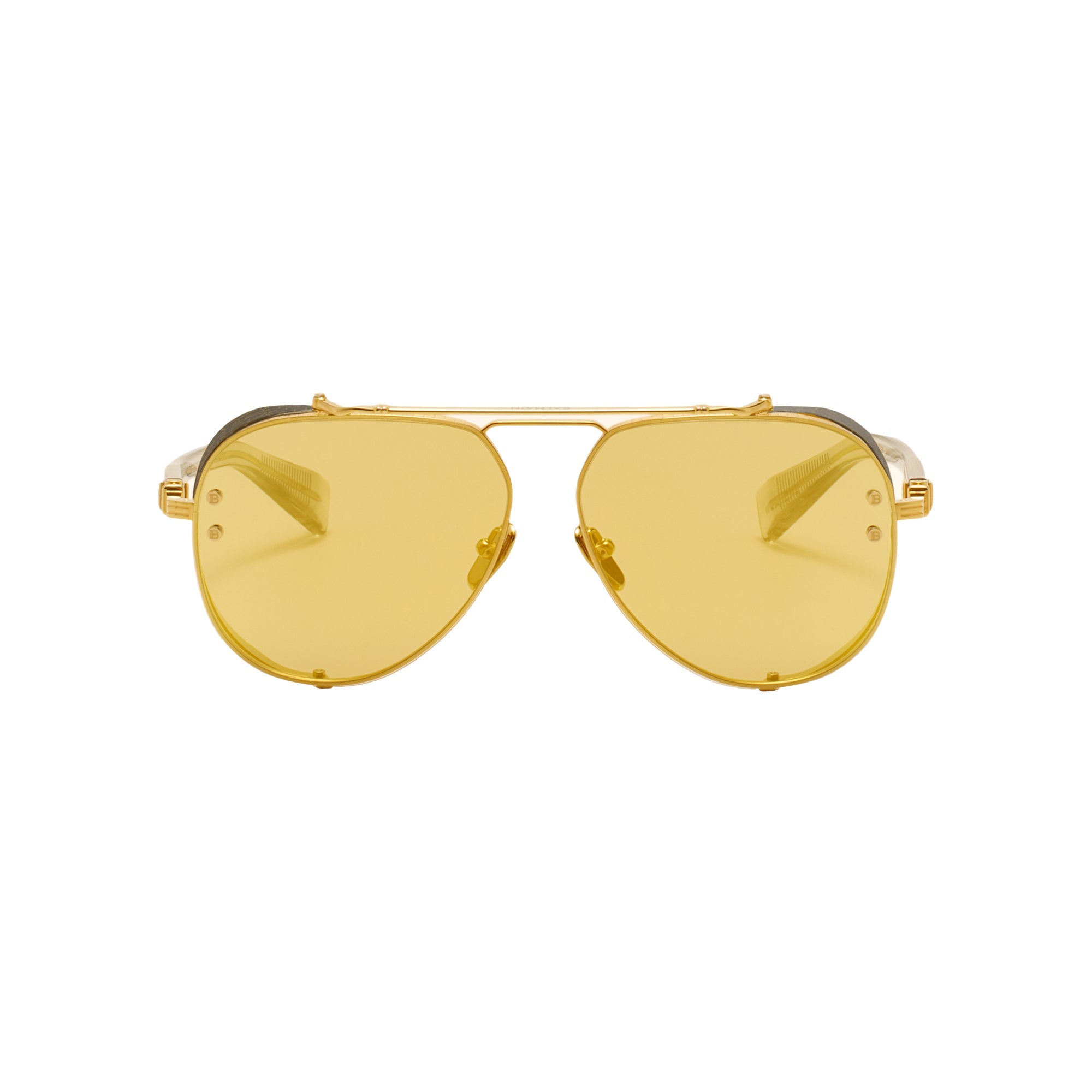 Gold Matte Gold Bone CAPITAINE Lunettes de soleil
