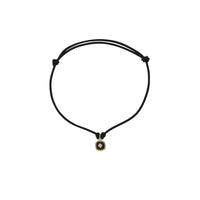 Yellow gold bracelet set with diamonds - Diamond