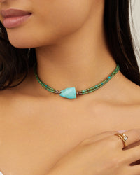 Collier en argent - Turquoise