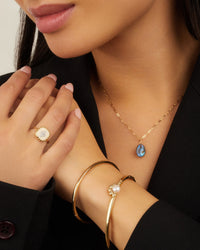 Bague en or jaune et or blanc sertie de diamant - Diamant