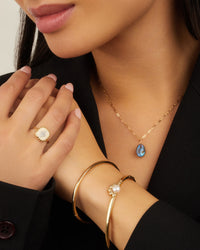 Bague losange en or jaune et or blanc avec diamant - Diamant & Résine