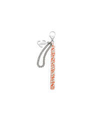 Bijou de sac Braided - Orange, Candy Pink & Silver