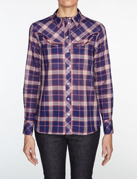 9qty RELIQUAT 95€ 0%  / Chemise boutonnée Brenda - Purple Multicolor