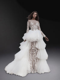 Surjupe en tulle - Off White