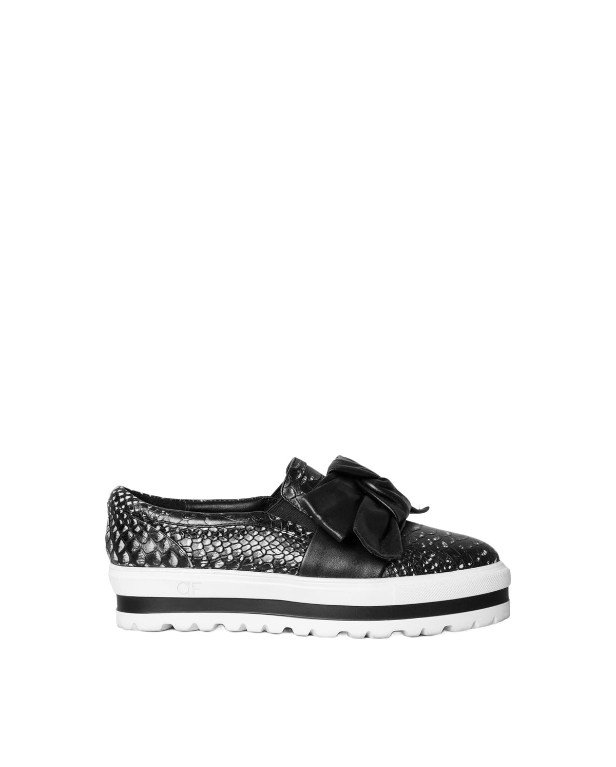 Baskets Brice en cuir - Noir