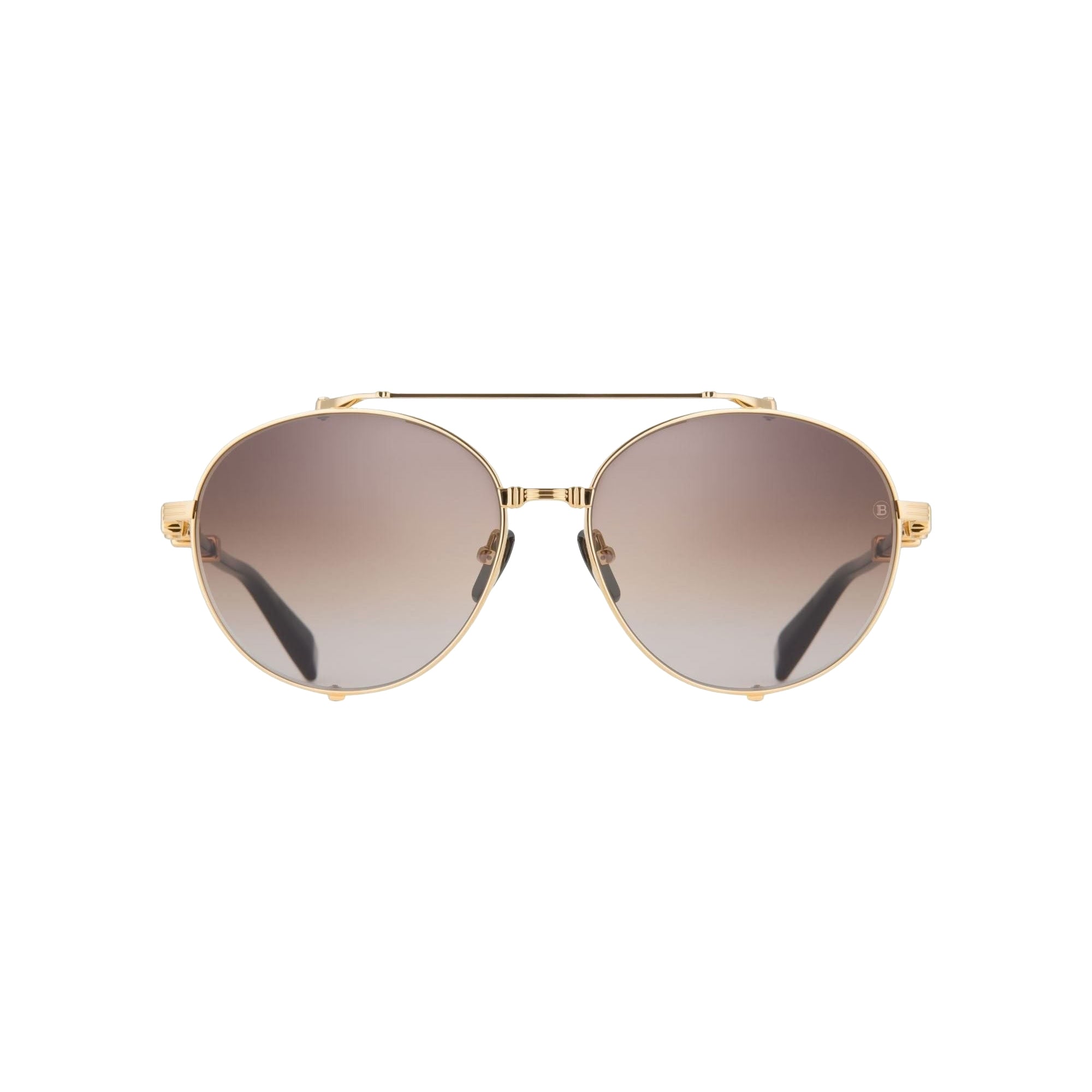 Lunettes de soleil mixtes Brigade II - Gold & Black