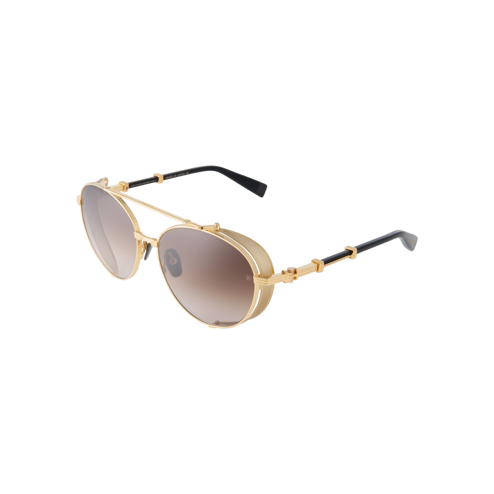 Lunettes de soleil mixtes Brigade II - Gold & Black