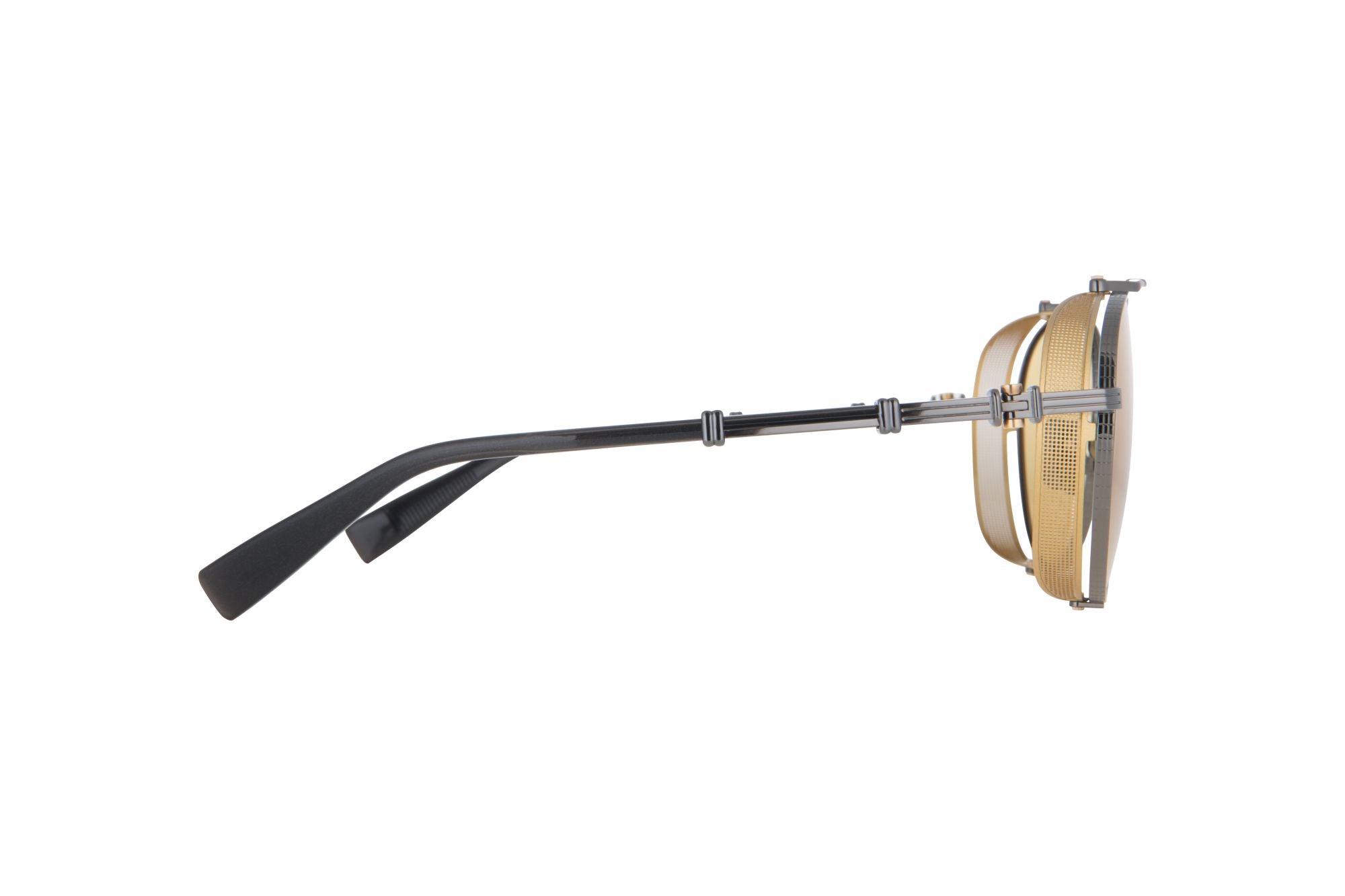 Lunettes de soleil mixtes Brigade II - Black & Gold