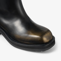 Bottes Brooklyn 50 en cuir - Black & Gold