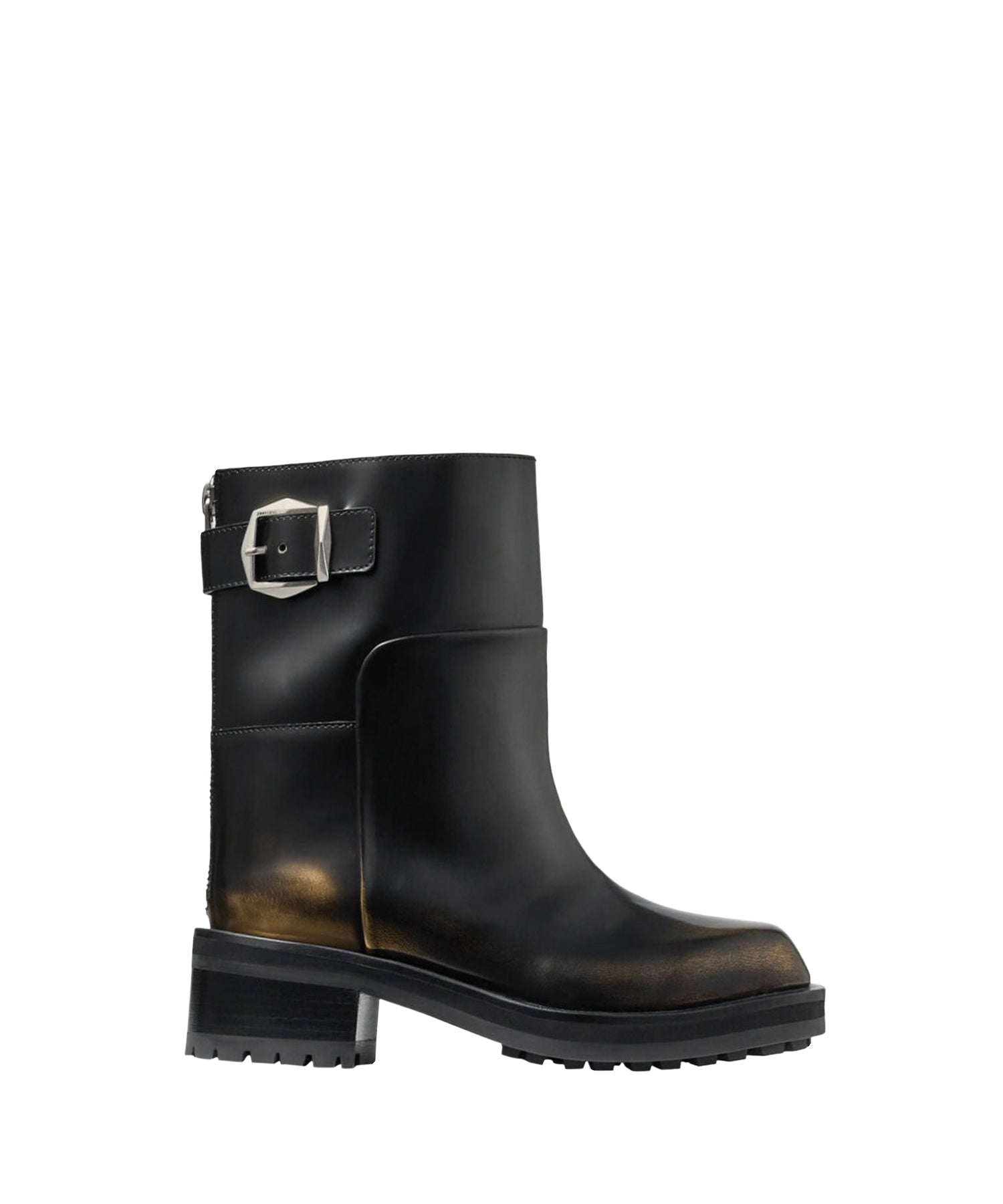 Bottes Brooklyn 50 en cuir - Black & Gold