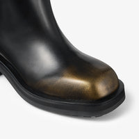 Bottes Brooklyn 50 en cuir - Black & Gold