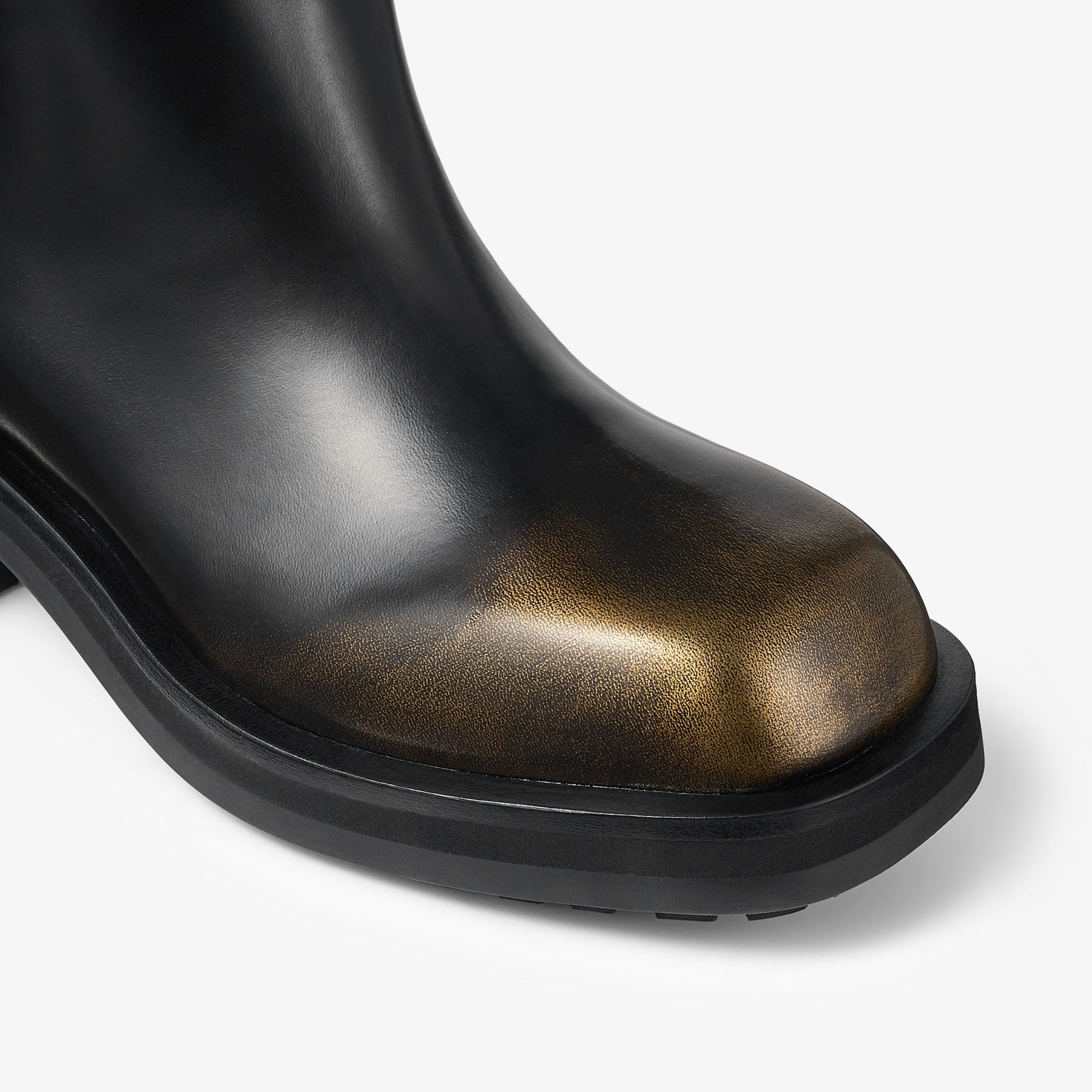 Bottes Brooklyn 50 en cuir - Black & Gold