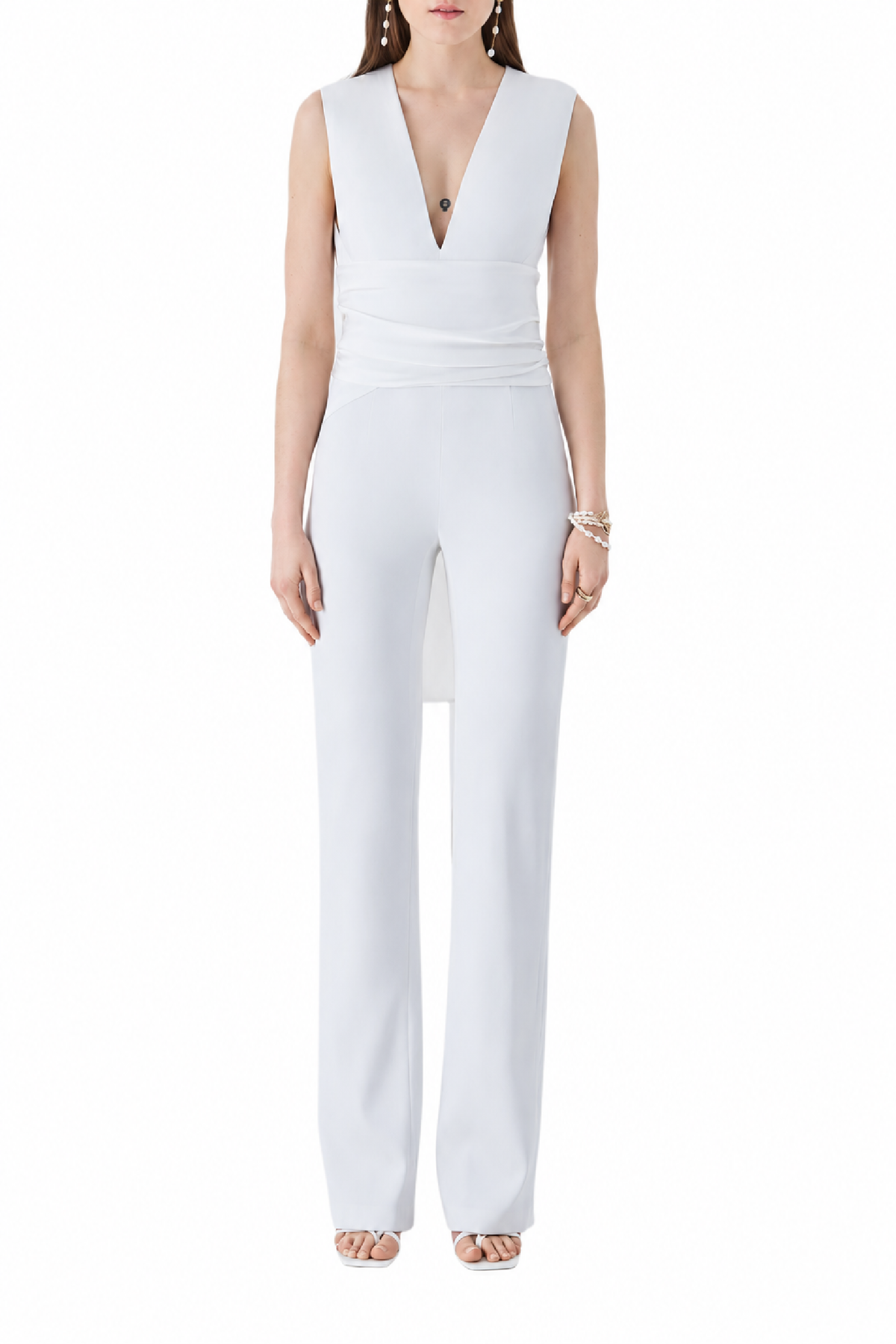Tribeca Bridal Jumpsuit - White