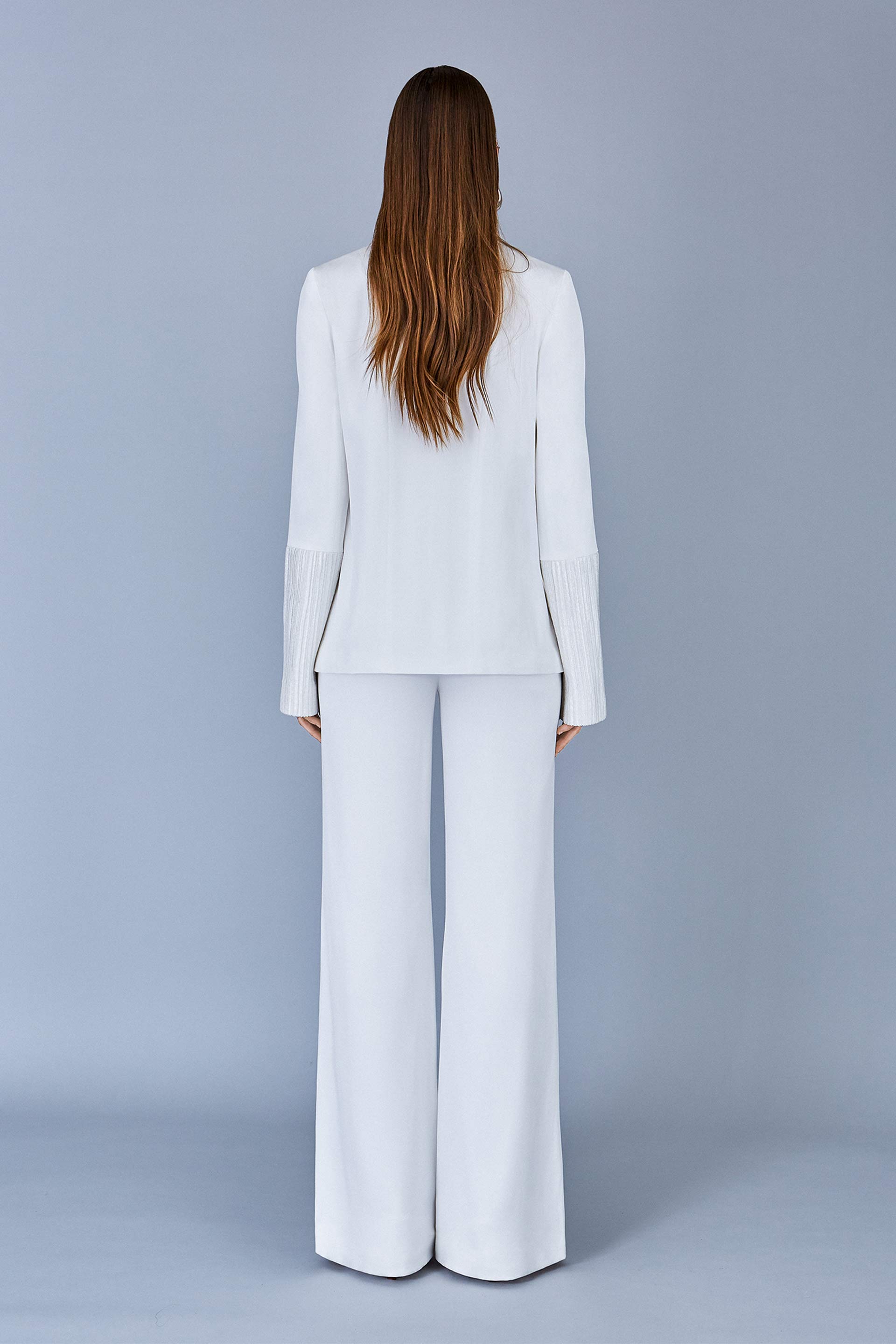 Pantalon Bridal large - White