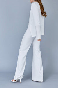 Pantalon Bridal large - White