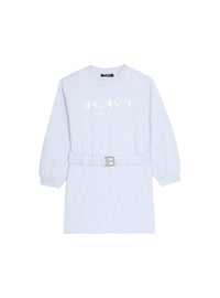 Robe en coton à logo balmain - Oxford