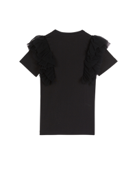 Robe en coton à logo balmain - Noir