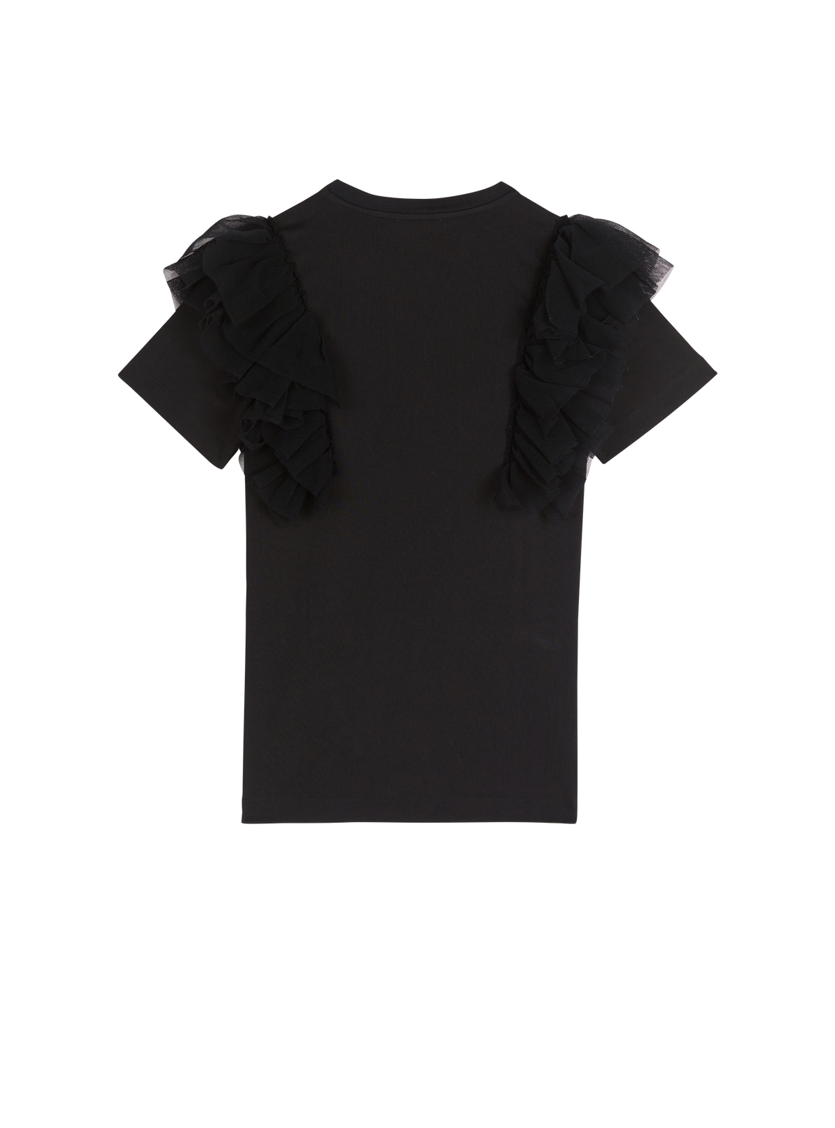 Robe en coton à logo balmain - Noir