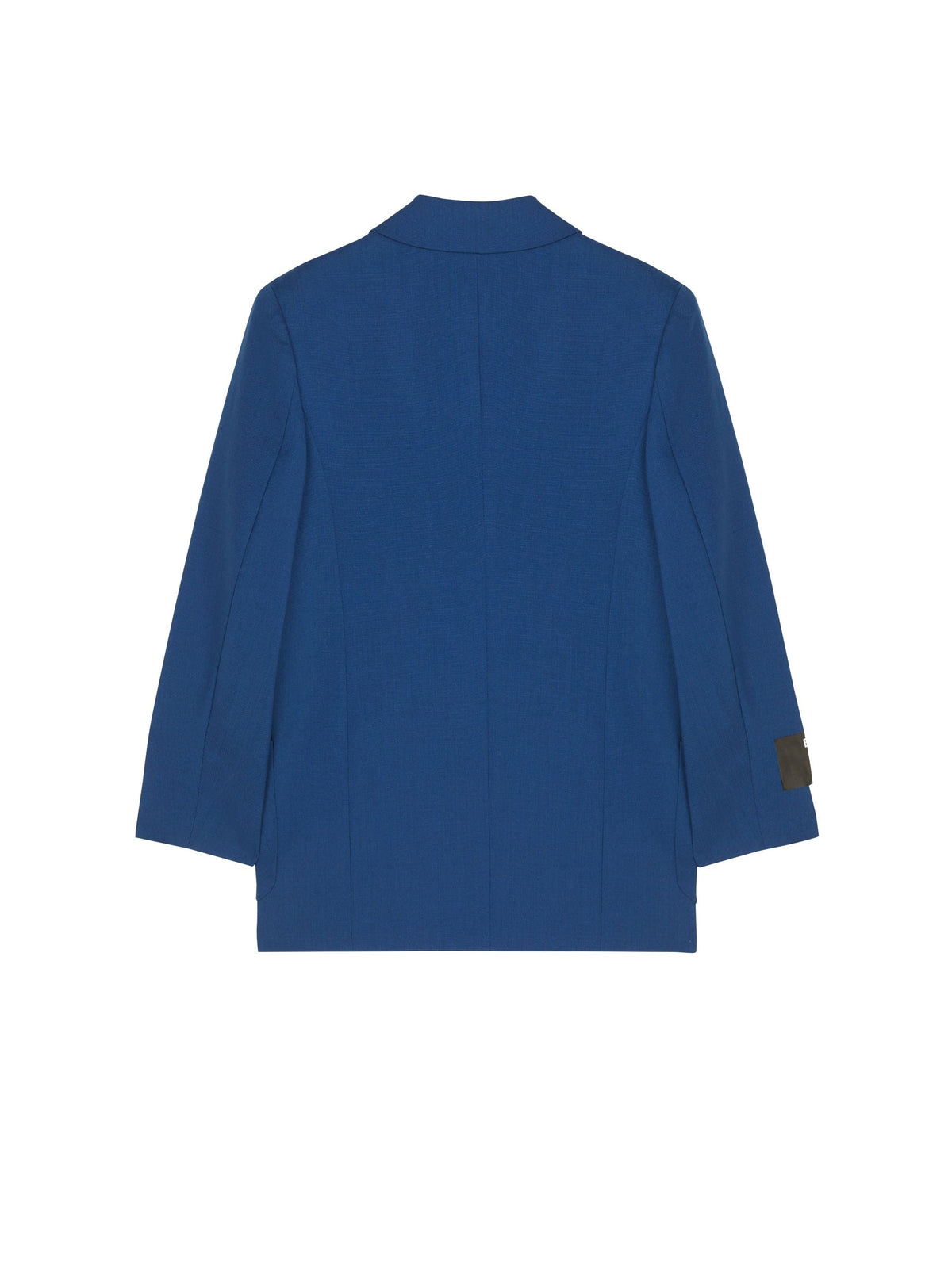 Veste en laine à double boutonnage - Bleu