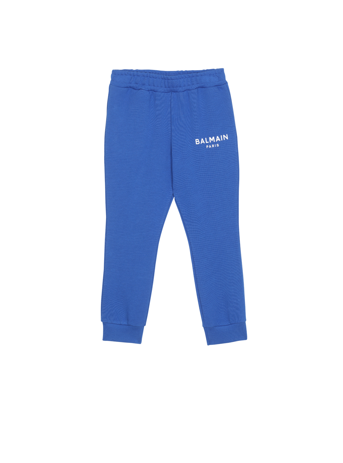 Jogging en coton à logo balmain - Bleu